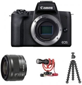 Canon EOS M50 Mark II Vlogger Kit Aynasız Fotoğraf Makinesi kullananlar yorumlar